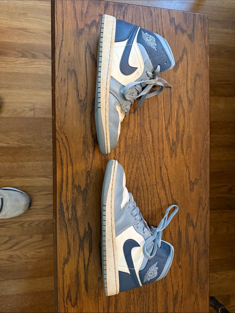 Nike Jordon one, women’s size 7 Light Blue and Navy